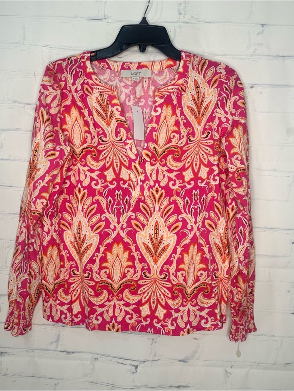 Women’s Loft Size XS or Small Multi Color Long Sleeve Top - Brand New with Tags!